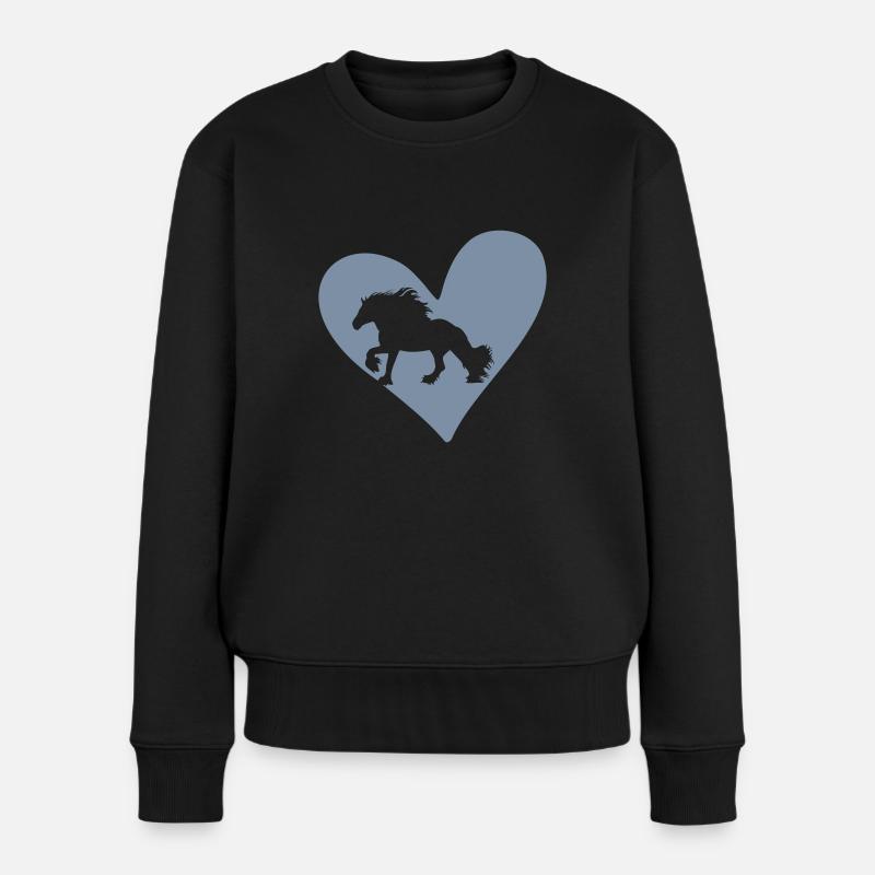 Cœur de bricolage - Pull Premium bio Femme - noir