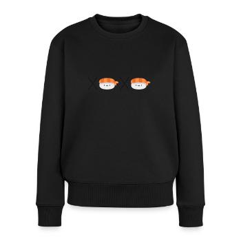 xoxo - Pull Premium bio Femme - noir - Devant - Julia (174cm)