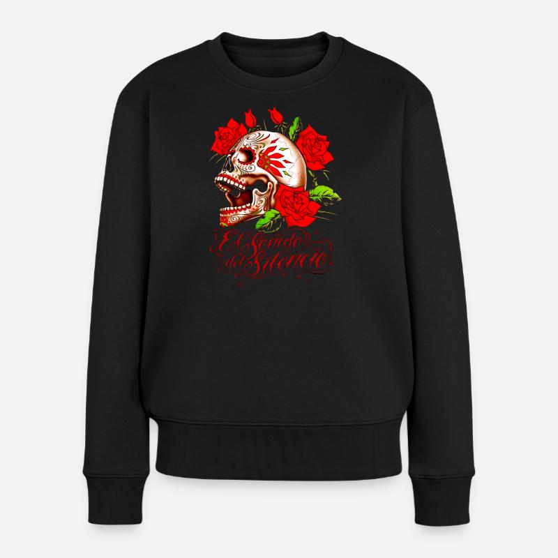 Jour des morts - Pull Premium bio Femme - noir