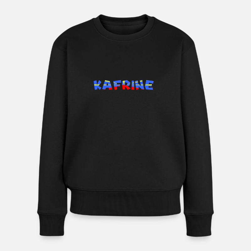 Wiedervereinigungsinsel Geschenkidee kafrine T-Shirt - Frauen Premium Bio Pullover - Schwarz