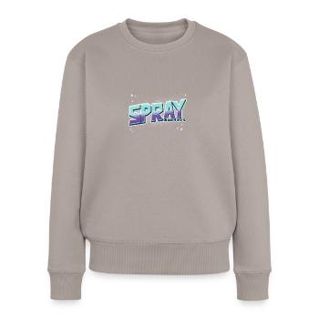 Graffiti and Spray Surfers - Frauen Premium Bio Pullover - Taupe - Vorne - Julia (174cm)