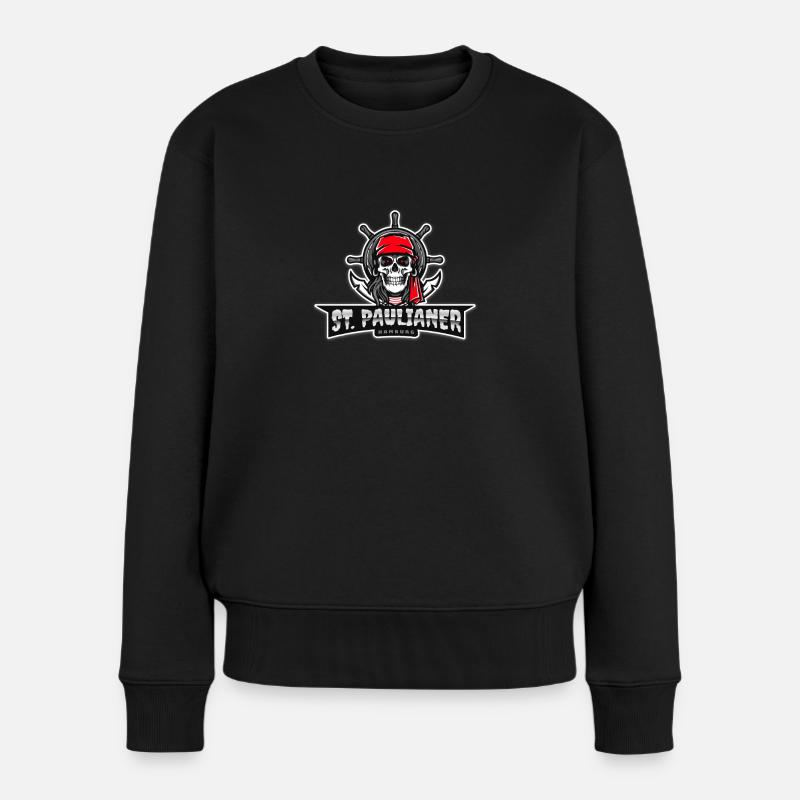 st paulian st pauli design - Pull Premium bio Femme - noir