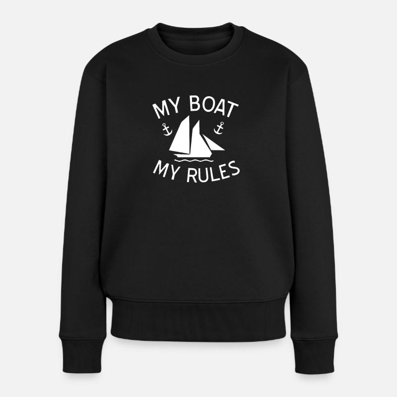 Bateau - Pull Premium bio Femme - noir