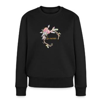 La mariée evjv - Pull Premium bio Femme - noir - Devant - Julia (174cm)