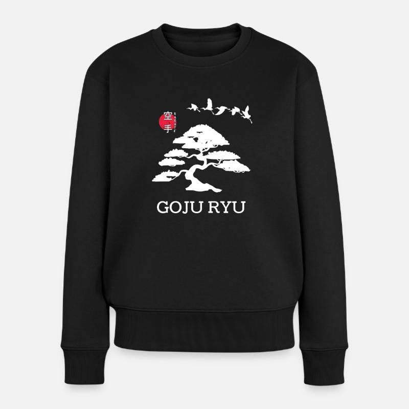 Goju Ryu Karate Best Kampfkunst Seit 1930 - Frauen Premium Bio Pullover - Schwarz