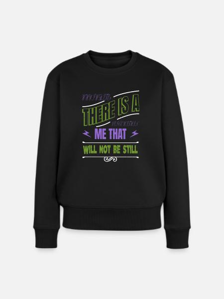 coffeecups school writer awesome novel - Frauen Premium Bio Pullover - Schwarz
