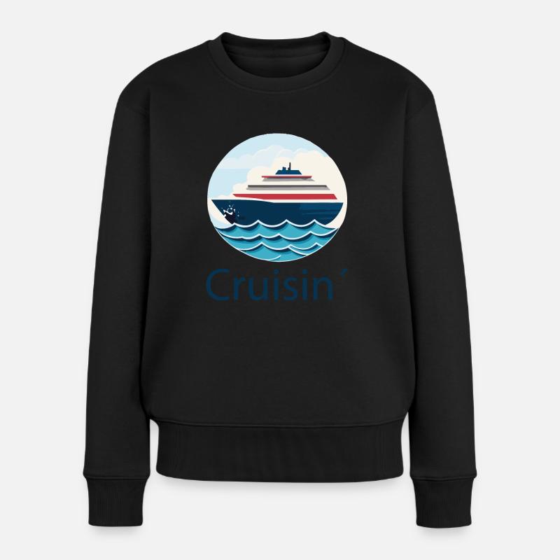 Croisière - Pull Premium bio Femme - noir