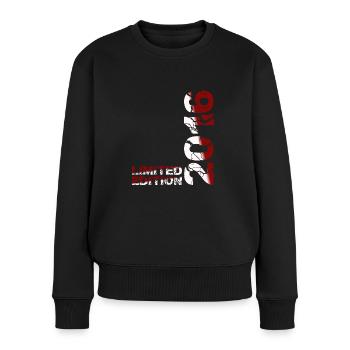 2016 Limited Edition Geburtstag Geschenk Deko - Frauen Premium Bio Pullover - Schwarz - Vorne - Julia (174cm)