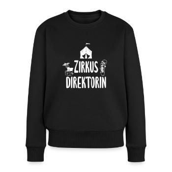 Zirkus Direktorin - Frauen Premium Bio Pullover - Schwarz - Vorne - Julia (174cm)