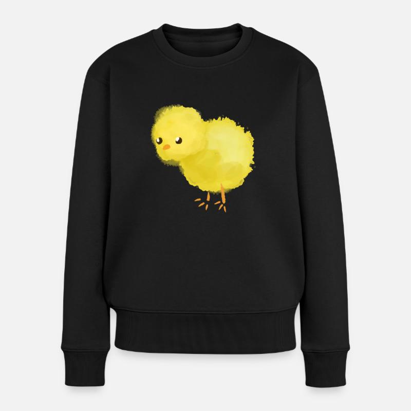 Les poussins - Pull Premium bio Femme - noir