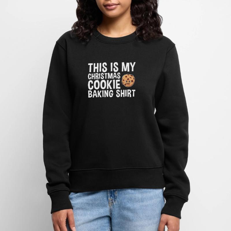 Cuisson des biscuits de Noël Cuisson des biscuits Pull Premium bio Femme