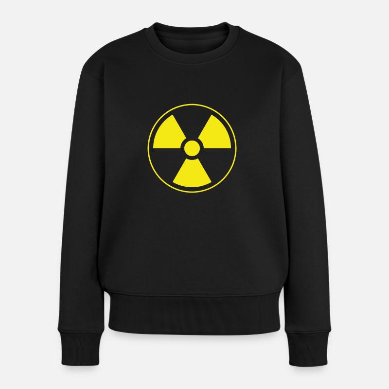 Radioaktiv - Frauen Premium Bio Pullover - Schwarz