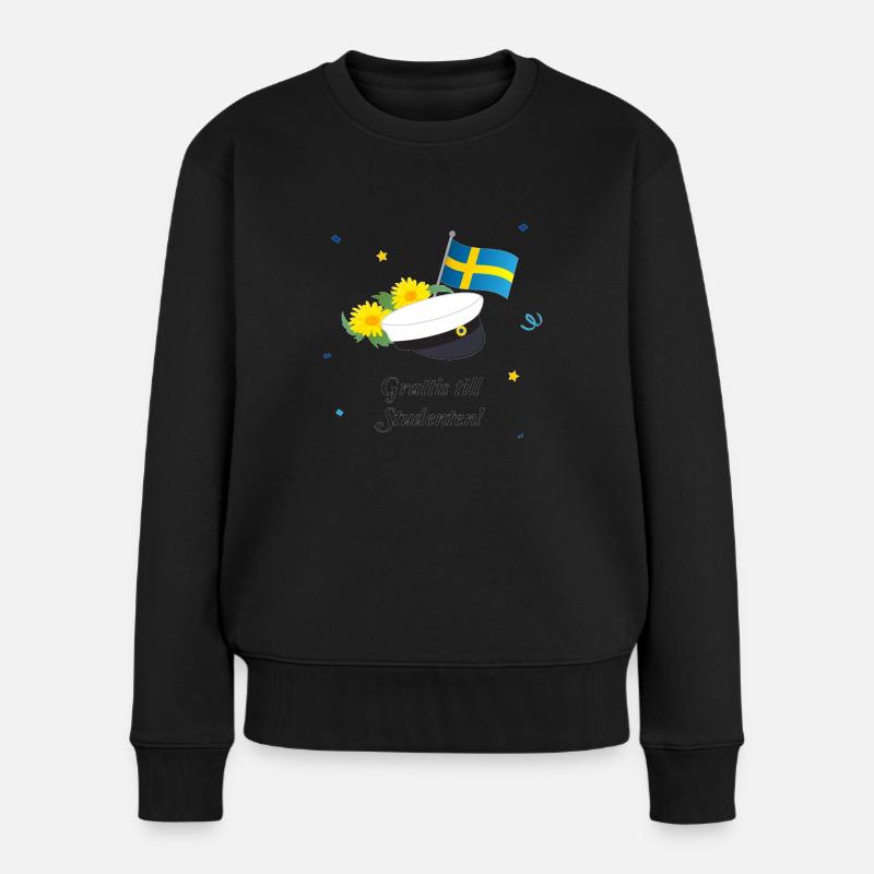 Abschlussfeier 2024 Abiturfeier - Frauen Premium Bio Pullover - Schwarz