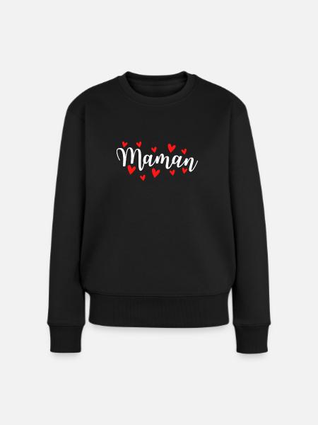 Maman maman - Pull Premium bio Femme - noir