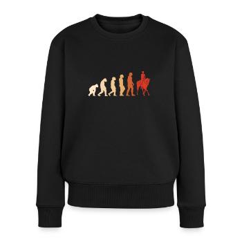 Sport Evolution Équestre - Pull Premium bio Femme - noir - Devant - Julia (174cm)