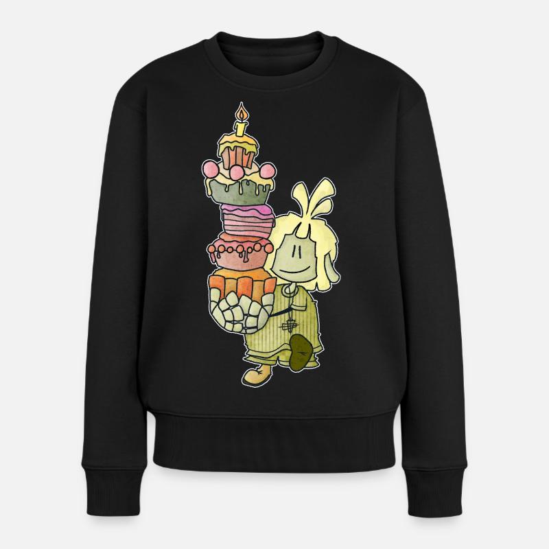 Mael - l’insert à gâteau ! / - Pull Premium bio Femme - noir