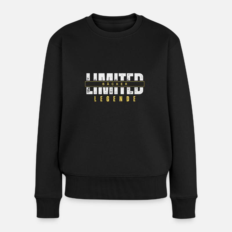 Légende limitée de Baker. - Pull Premium bio Femme - noir