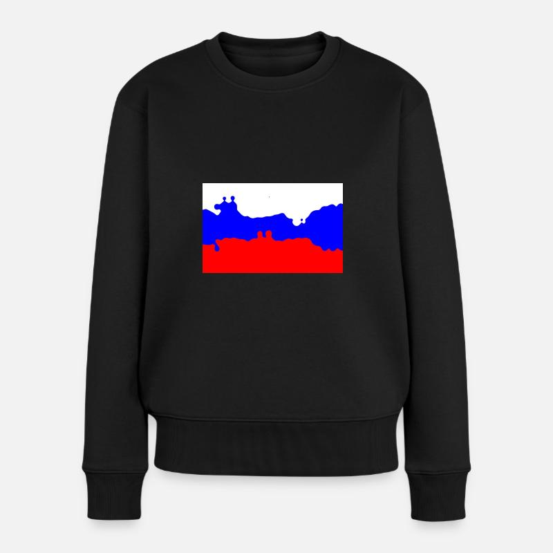 Russie - Pull Premium bio Femme - noir