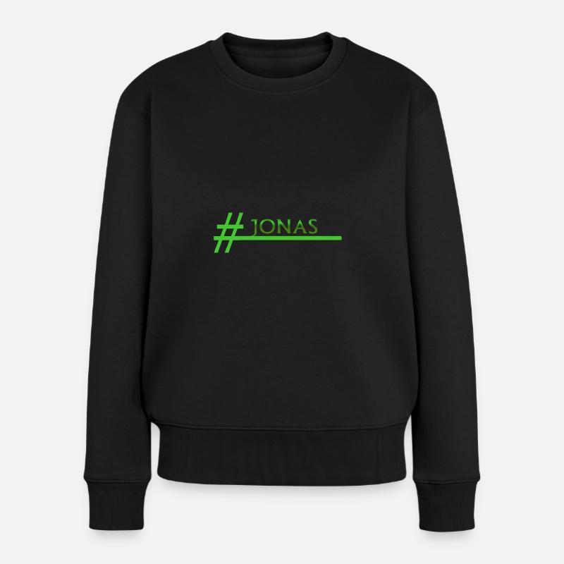 JONAS Jonas - Frauen Premium Bio Pullover - Schwarz