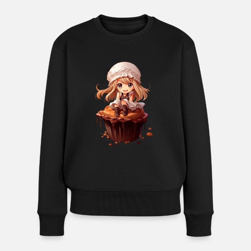 Gâteau sucré - Pull Premium bio Femme - noir