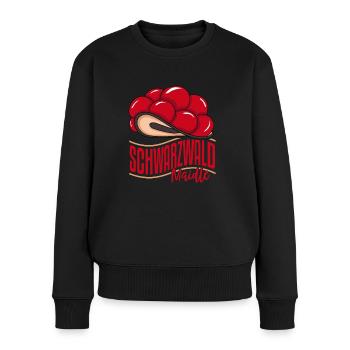 Schwarzwald Maidle Bollenhut Geschenk für Frauen - Frauen Premium Bio Pullover - Schwarz - Vorne - Julia (174cm)