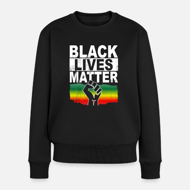 Black Lives Matter - Pull Premium bio Femme - noir