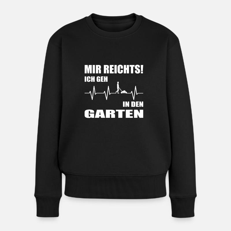 Garten - Frauen Premium Bio Pullover - Schwarz
