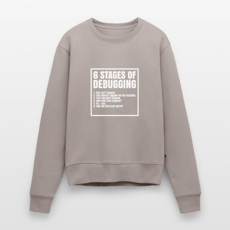 Codeur informatique Coder C++ Html Pull Premium bio Femme