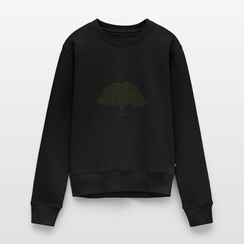 Binary Tree Admin Hacker Coder Programmierer Frauen Premium Bio Pullover