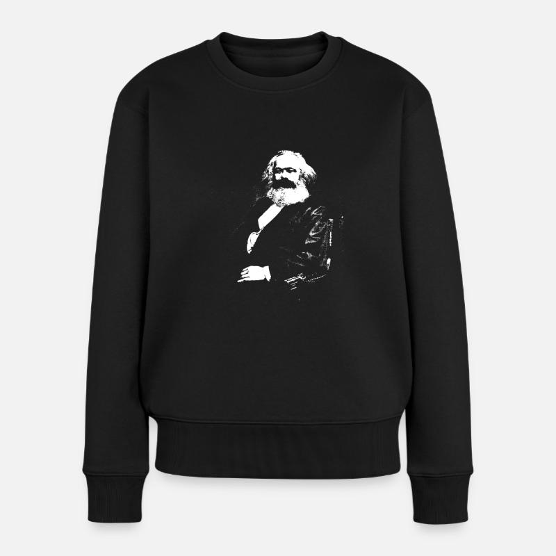 Karl Marx - Pull Premium bio Femme - noir