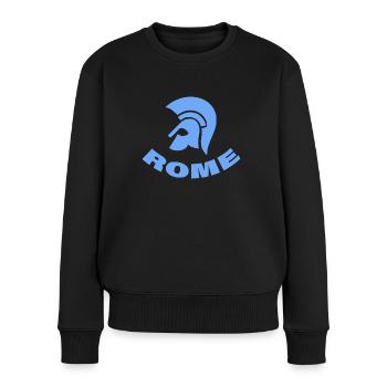 ROME - Women's Premium Organic Jumper - black - Front - Julia (174cm)