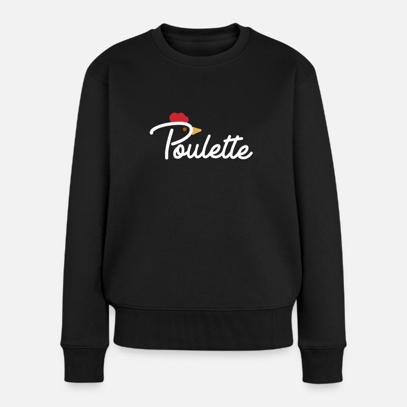 Poulette - Pull Premium bio Femme - noir