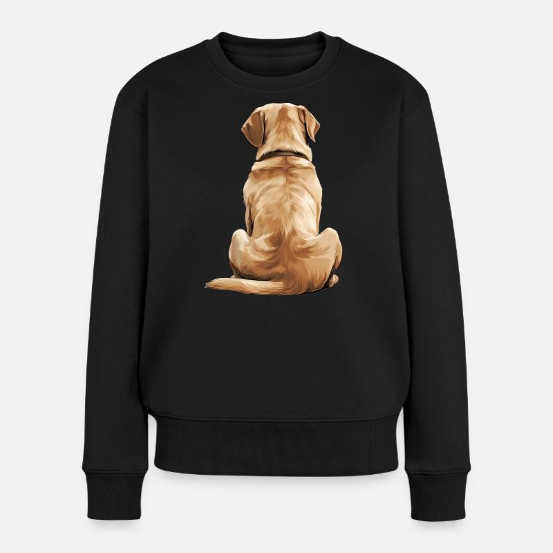 Labrador Retriever - Pull Premium bio Femme - noir