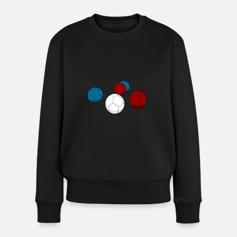 Boccia - Boule - Frauen Premium Bio Pullover - Schwarz