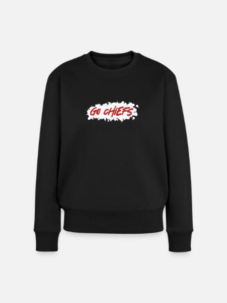 Go Chiefs - Frauen Premium Bio Pullover - Schwarz