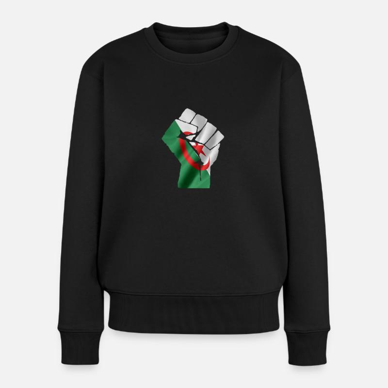 revolution algerie - Pull Premium bio Femme - noir