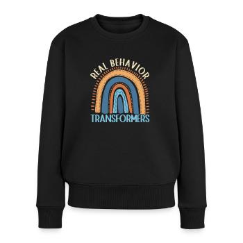 Rbt-therapeut, Verhaltens-Psychologe - Frauen Premium Bio Pullover - Schwarz - Vorne - Julia (174cm)