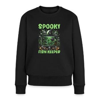 Halloween Mardi Gras Costume - Women's Premium Organic Jumper - black - Front - Julia (174cm)