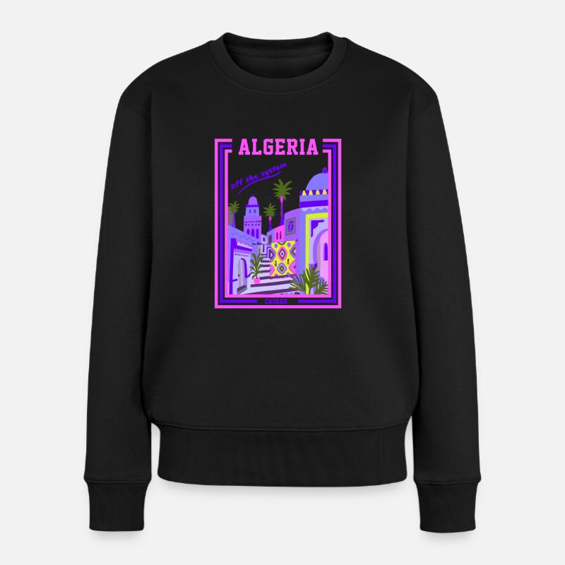 algeria casbah - Pull Premium bio Femme - noir