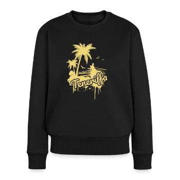 Tenerife Holidays - Women's Premium Organic Jumper - black - Front - Julia (174cm)
