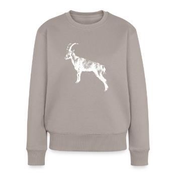 Capricorne - Pull Premium bio Femme - taupe - Devant - Julia (174cm)