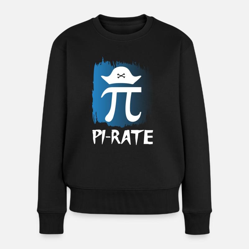 Drôle de symbole de pirate - Pull Premium bio Femme - noir