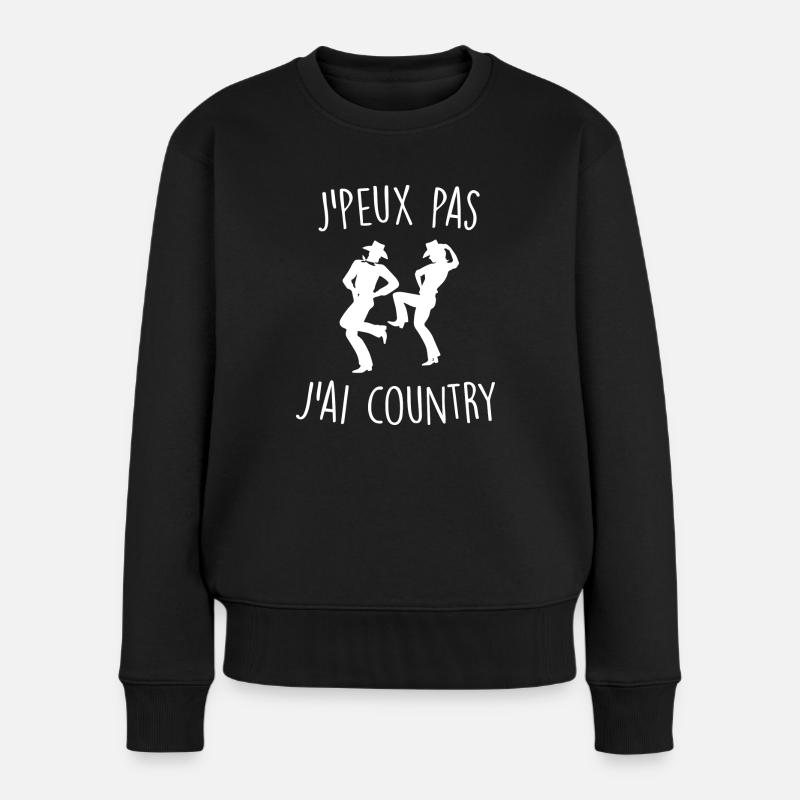 J'peux pas j'ai country - Pull Premium bio Femme - noir