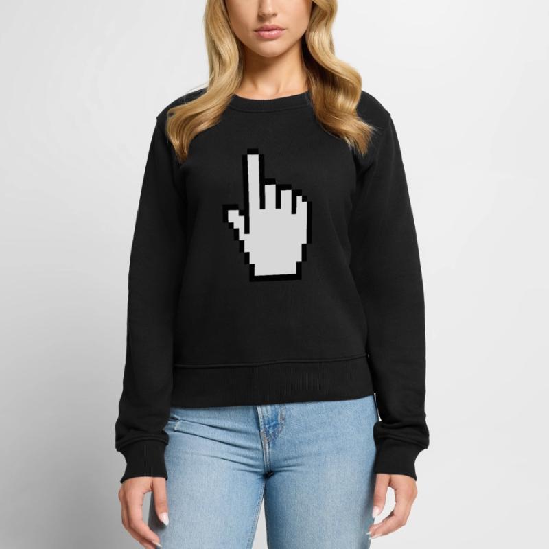 pointer / cursor Women's Premium Organic Jumper