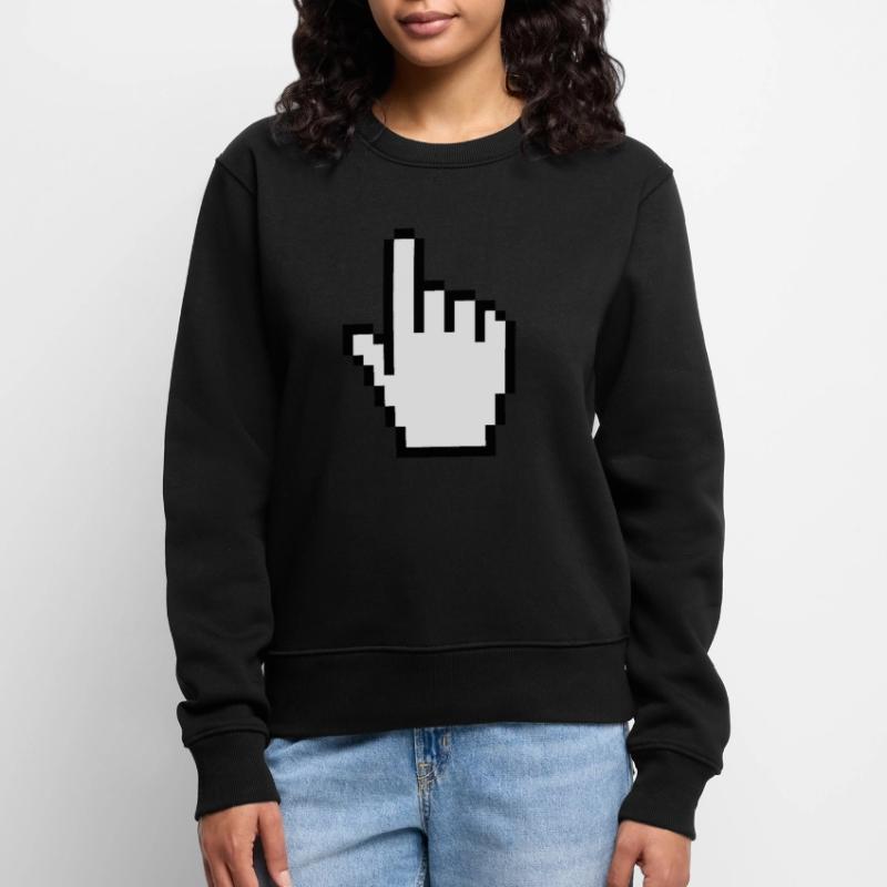 pointer / cursor Women's Premium Organic Jumper