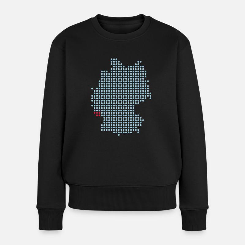 Sarre - Sarrebruck - Pull Premium bio Femme - noir
