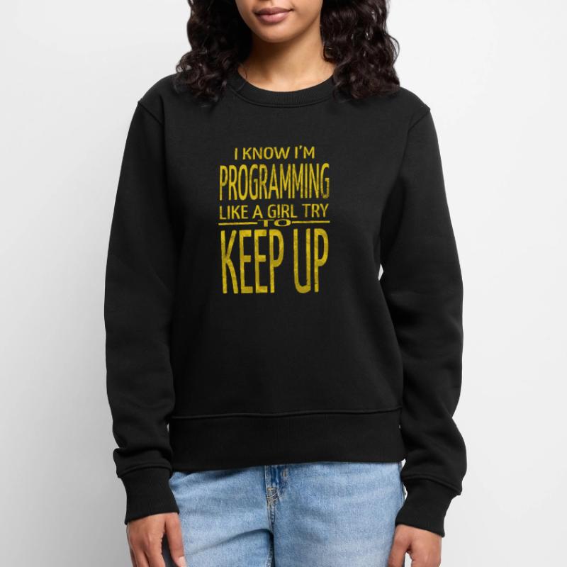 Computer Language Bday Statement Backend Developer Women's Premium Organic Jumper