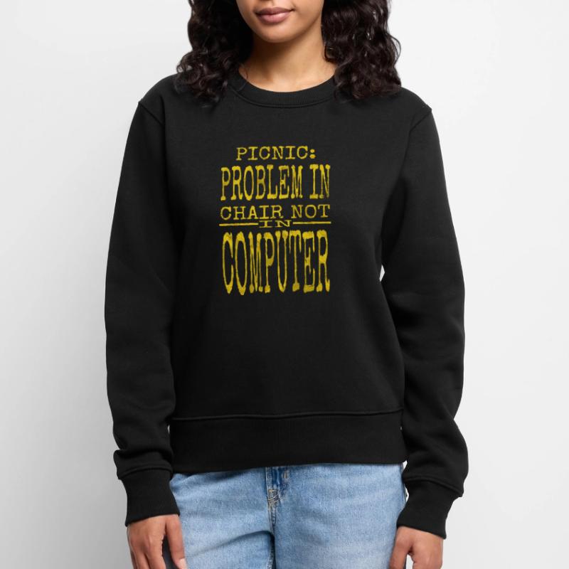 hacking computer codes programming funny quote Frauen Premium Bio Pullover