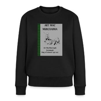 Art Mac Murrough Kavanagh - Women's Premium Organic Jumper - black - Front - Julia (174cm)