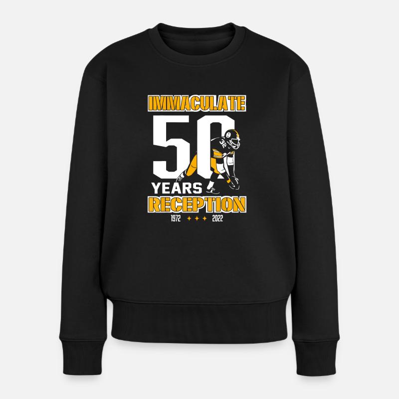 Makellose 50 Jahre Empfang Pittsburgh - Frauen Premium Bio Pullover - Schwarz